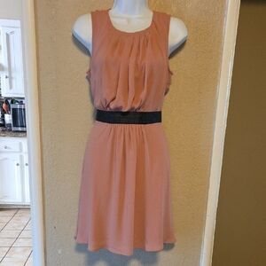 Forever 21 Pink Pleated Mini Sundress Wedding